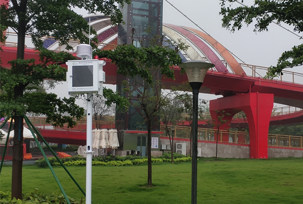 江門市釜山公園、下沙公園一批奧斯恩OSEN-Z噪聲監測項目安裝完工
